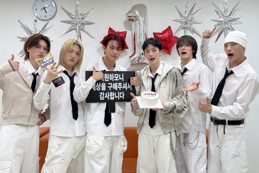 P1Harmony conquista primeira vitória com 'UNIQUE' e fãs surtam nas redes! 🏆