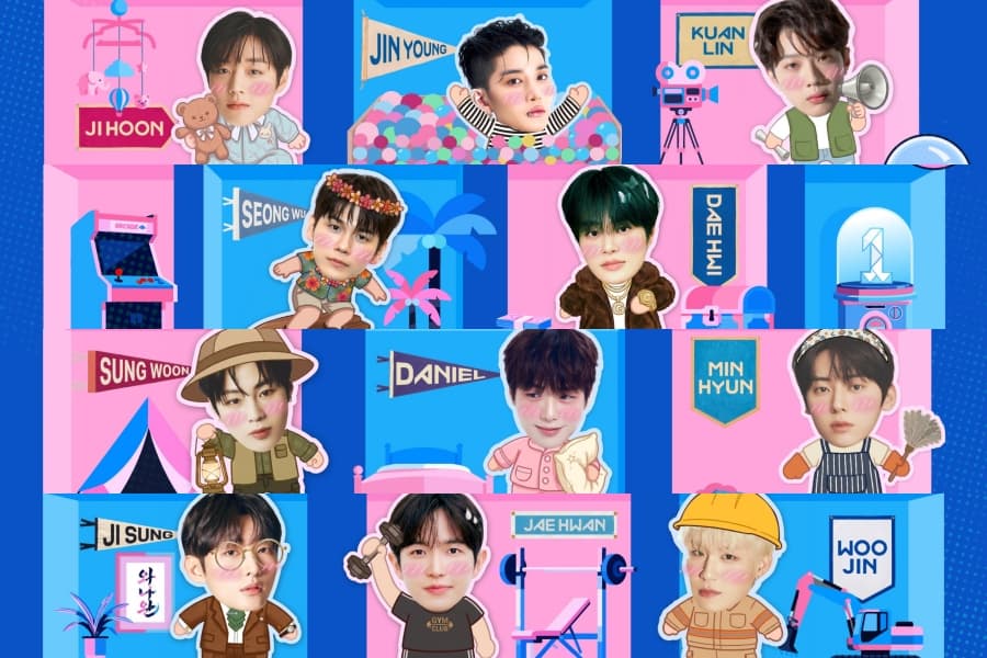 Wanna One: grupo revela conceitos únicos de quartos que mostram personalidade de cada membro