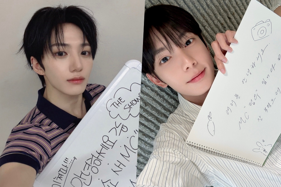 Minjae do xikers e Chuei Li Yu do FLARE U assumem como MCs do The Show